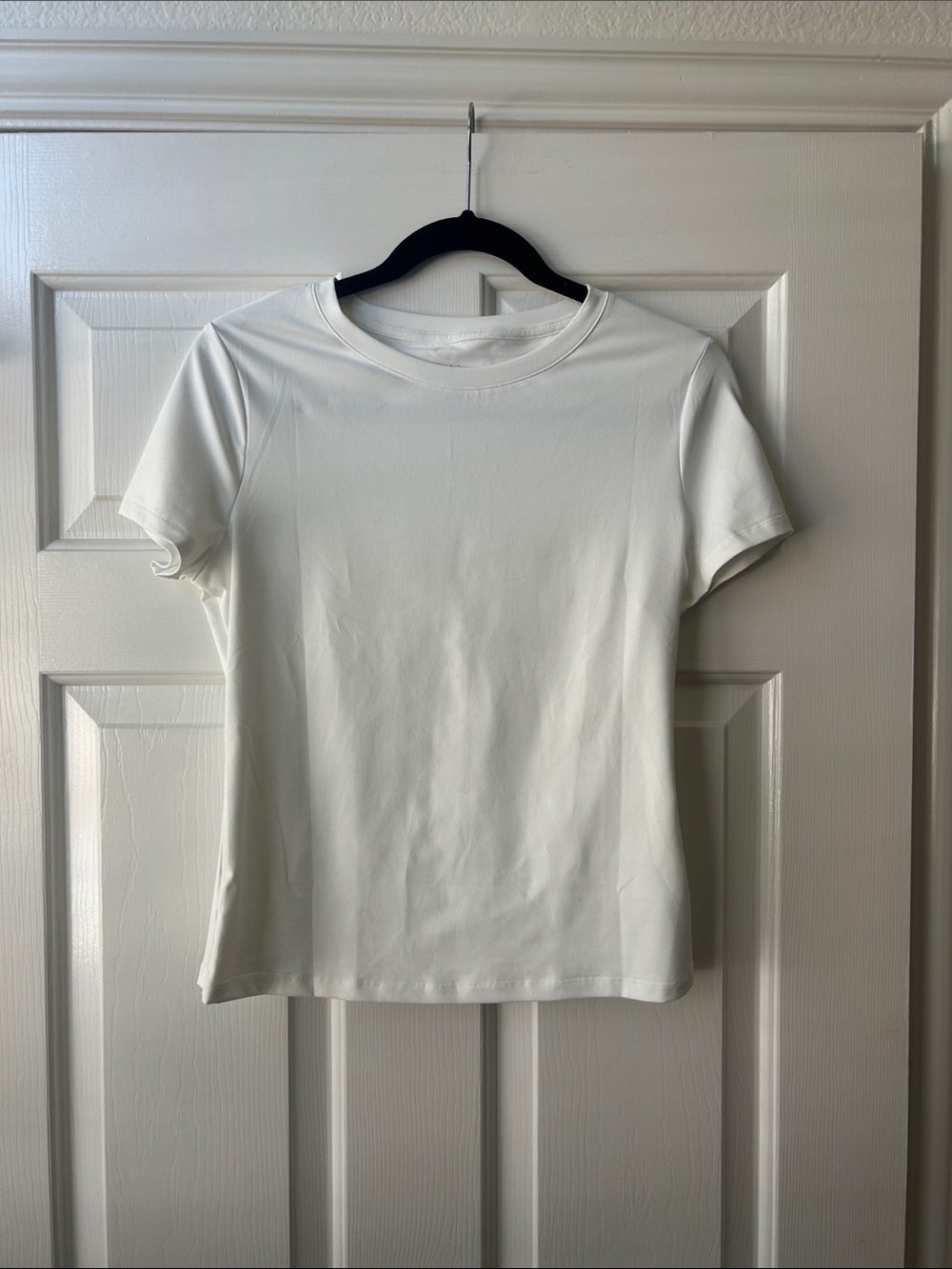 Women's Crewneck Short Sleeve Tee in White